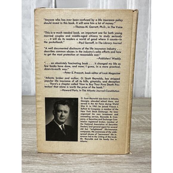 The Mortality Merchants By Scott Reynolds 1968 Hardcover First Edition Insurance - Picture 2 of 7